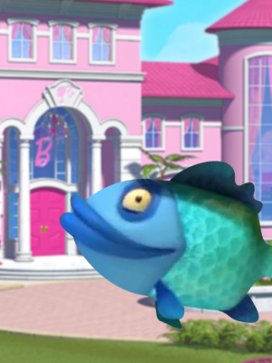 barbie fish cartoon