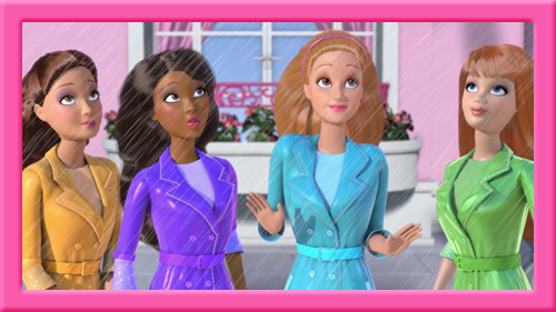 barbie life in the dreamhouse cringing in the rain