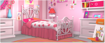 barbie bedroom house
