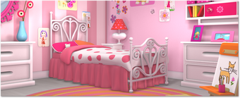 barbie in bedroom