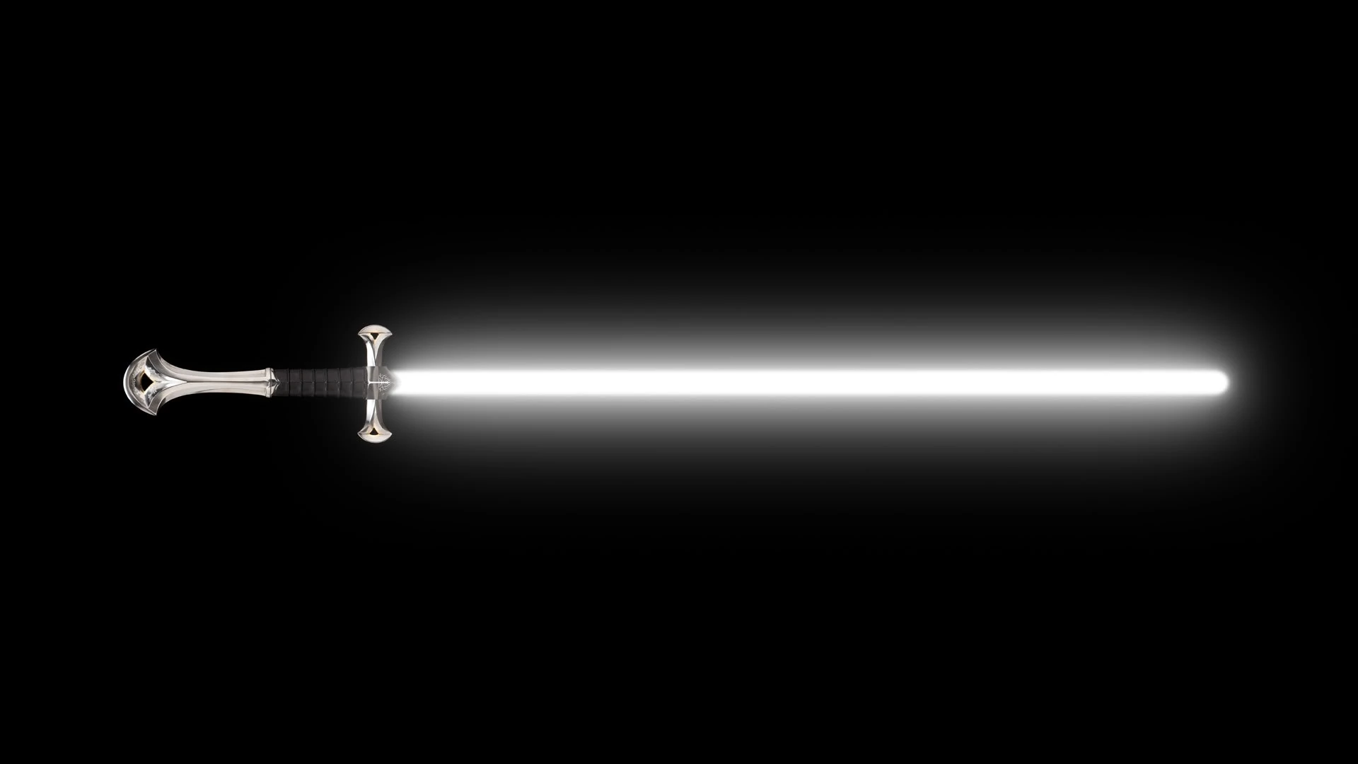 white lightsaber