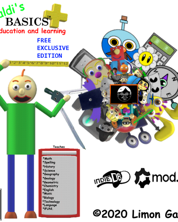 Baldi S Basics Free Exclusive Edition Limongames Wiki Fandom