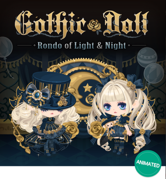 line play gothic doll