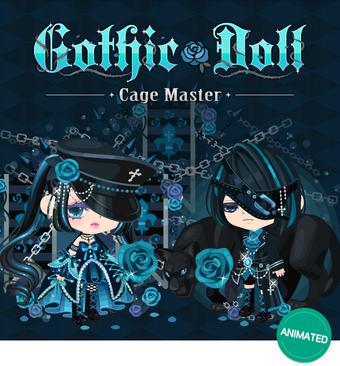 line play gothic doll