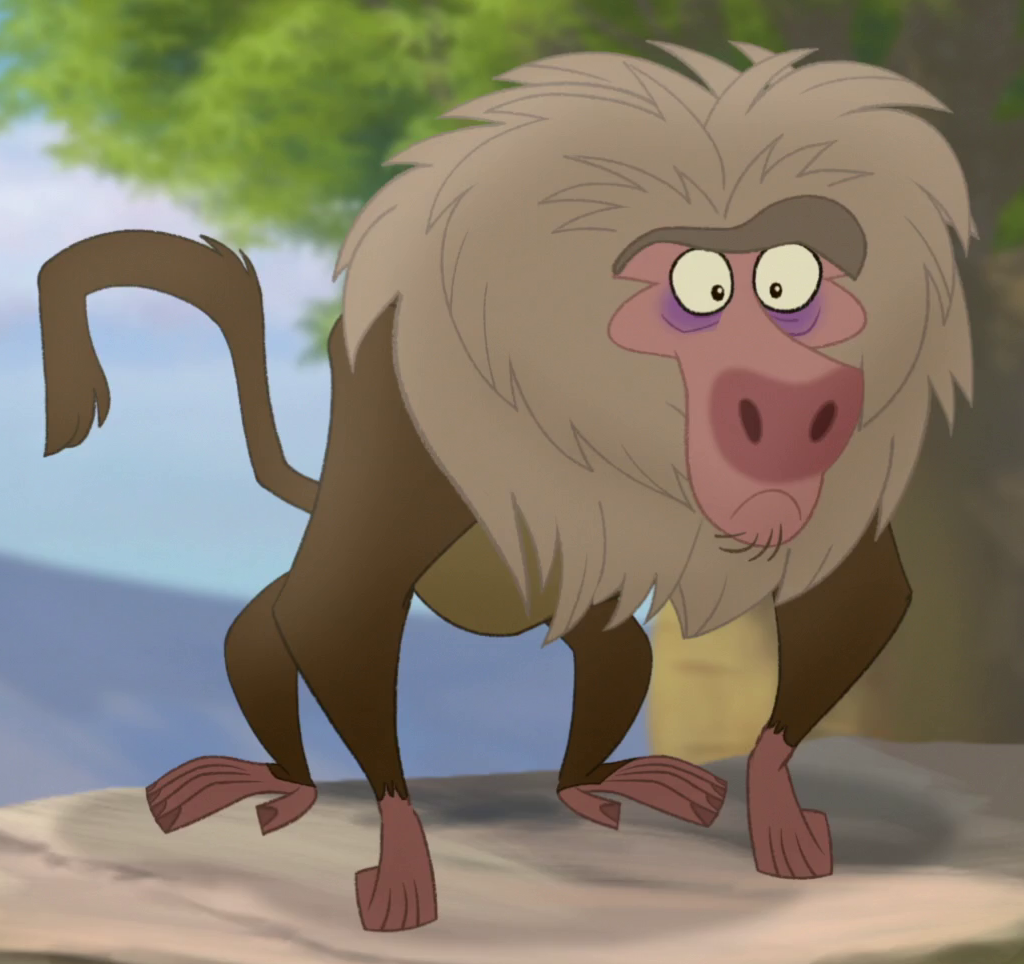 Výsledek obrázku pro lion king big baboon