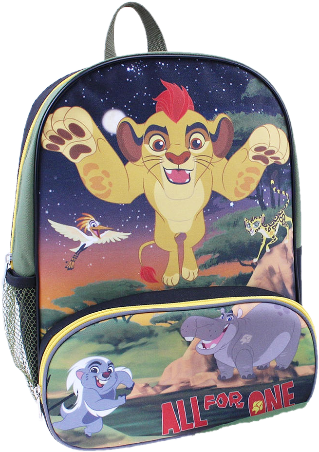 lion book bag