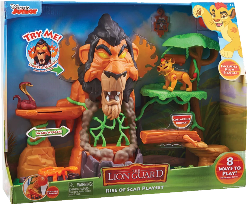 lion guard rise of scar playset