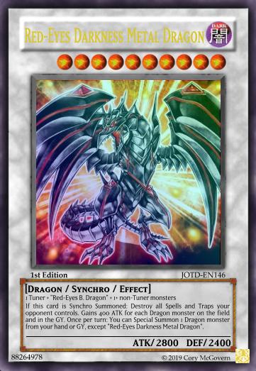 Red-Eyes Darkness Metal Dragon