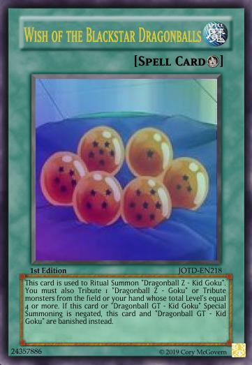 Wish of the Blackstar Dragonballs