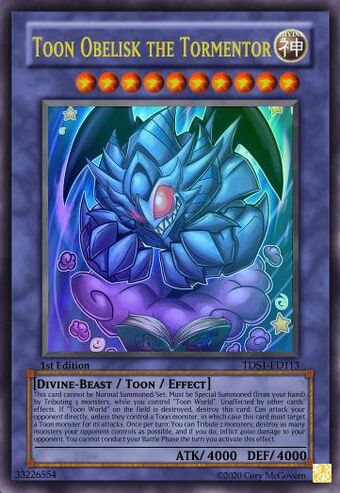 Toon Obelisk The Tormentor Lionheartking Wiki Fandom