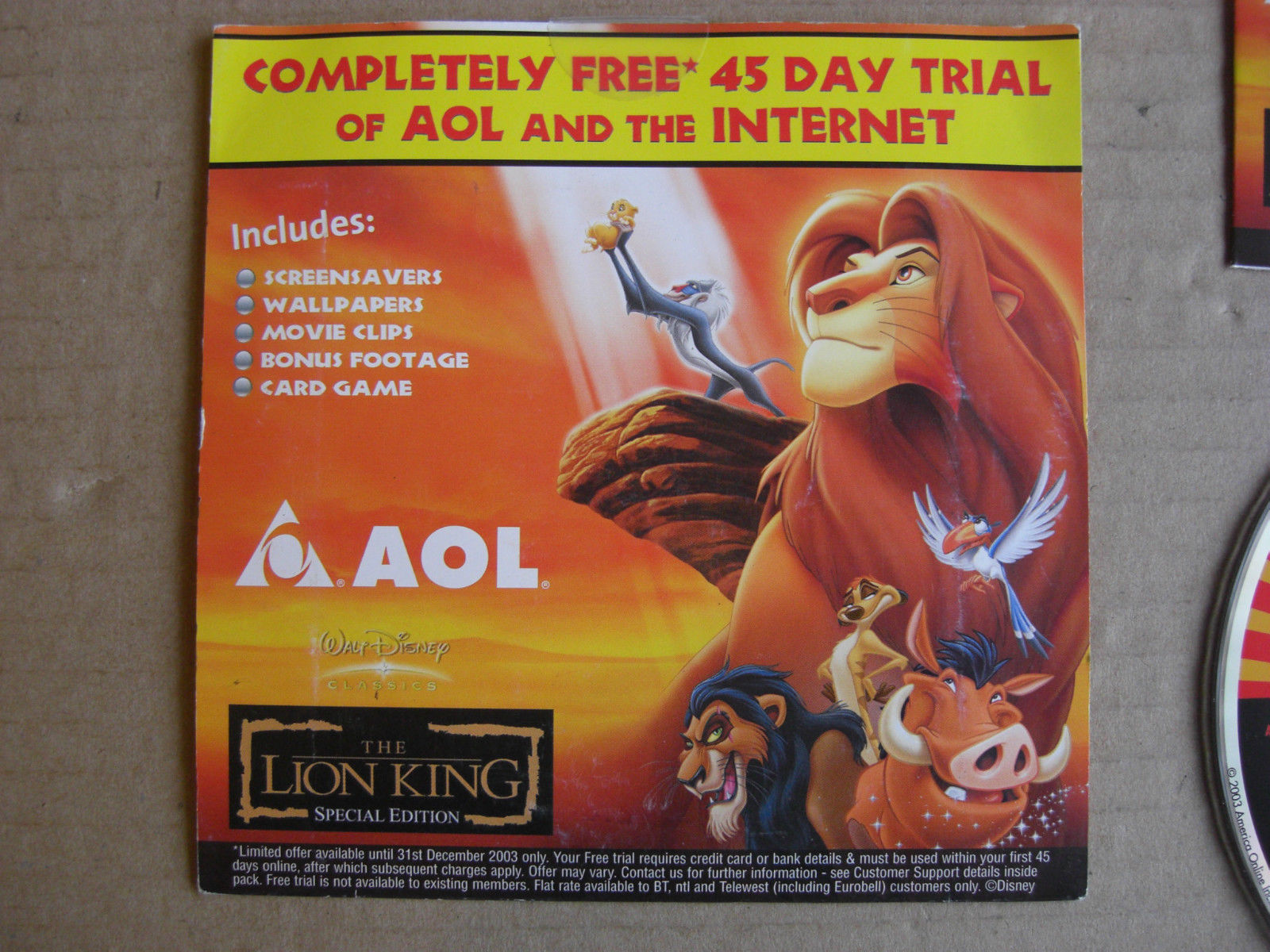 the lion king aol
