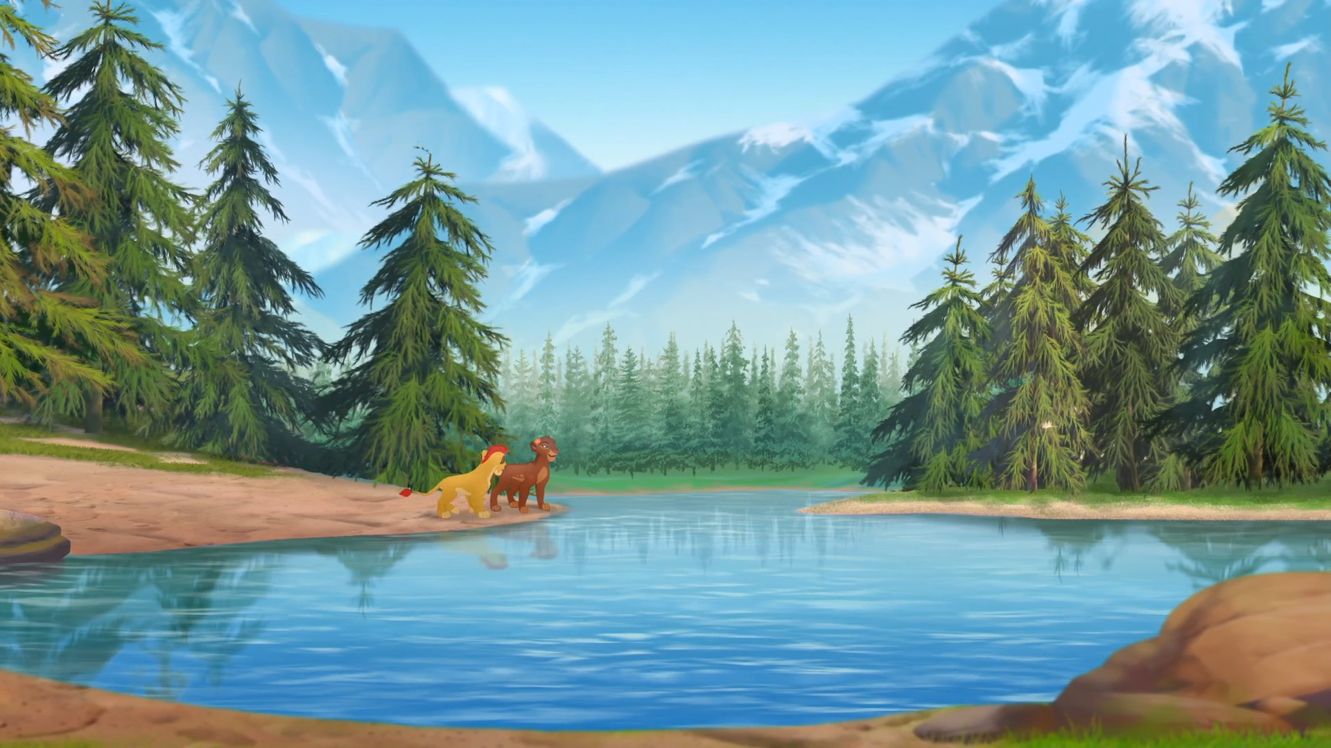 The Lake of Reflection The Lion King Wiki Fandom