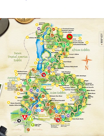 Image - Zoo miami map.png | List of Major Zoos in the U.S. Wiki | FANDOM powered by Wikia