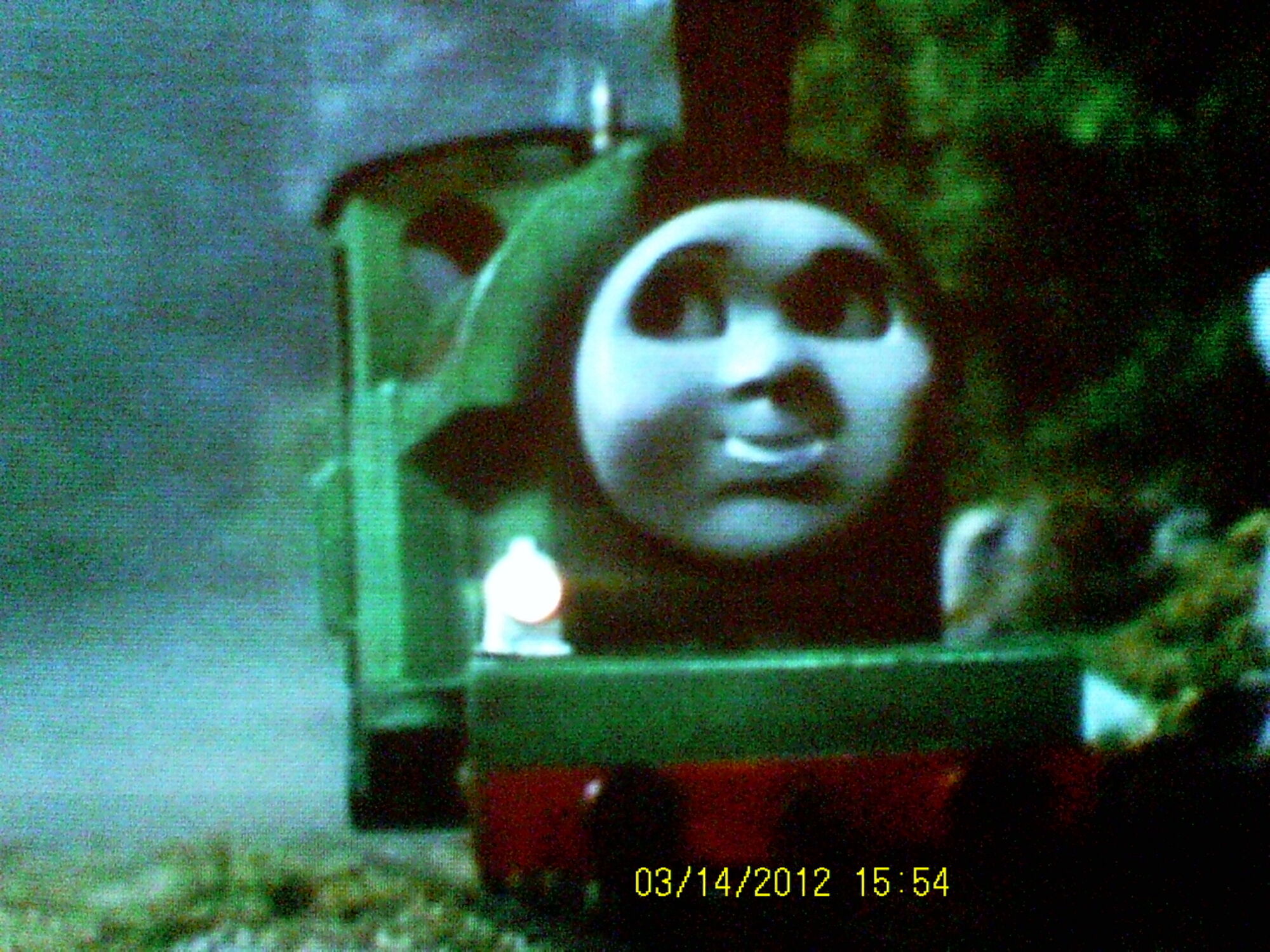 peter sam the green engine