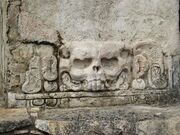 Mayan skull detail
