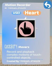 Motion record