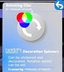 Rotating disk