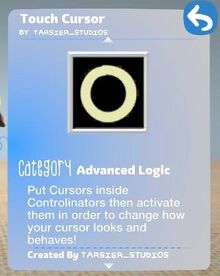 Touch cursor