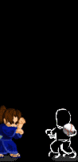 Template gets hit by Rudolf, and his baseball flies up.