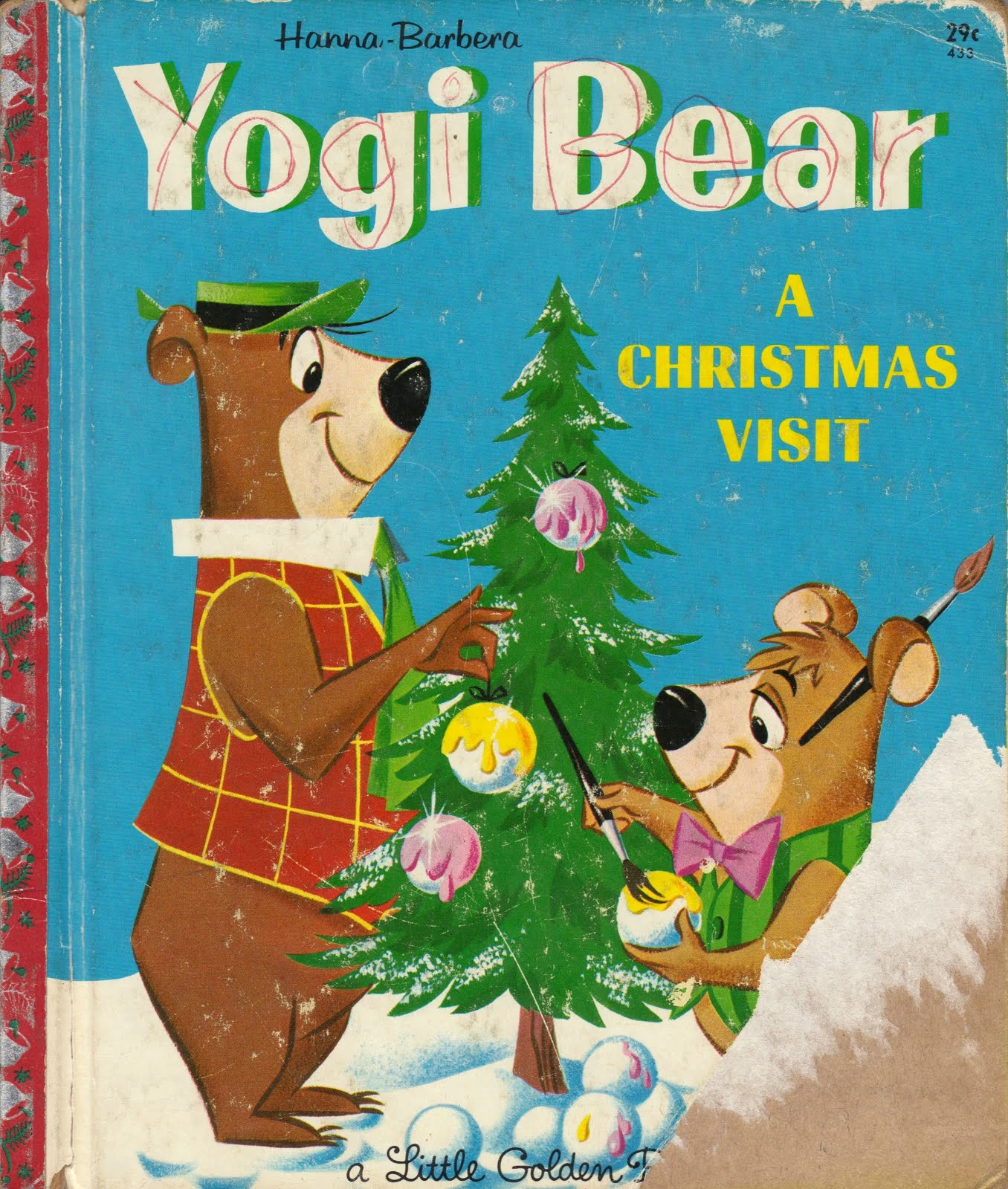 Yogi Bear A Christmas Visit Little Golden Books Wiki FANDOM powered