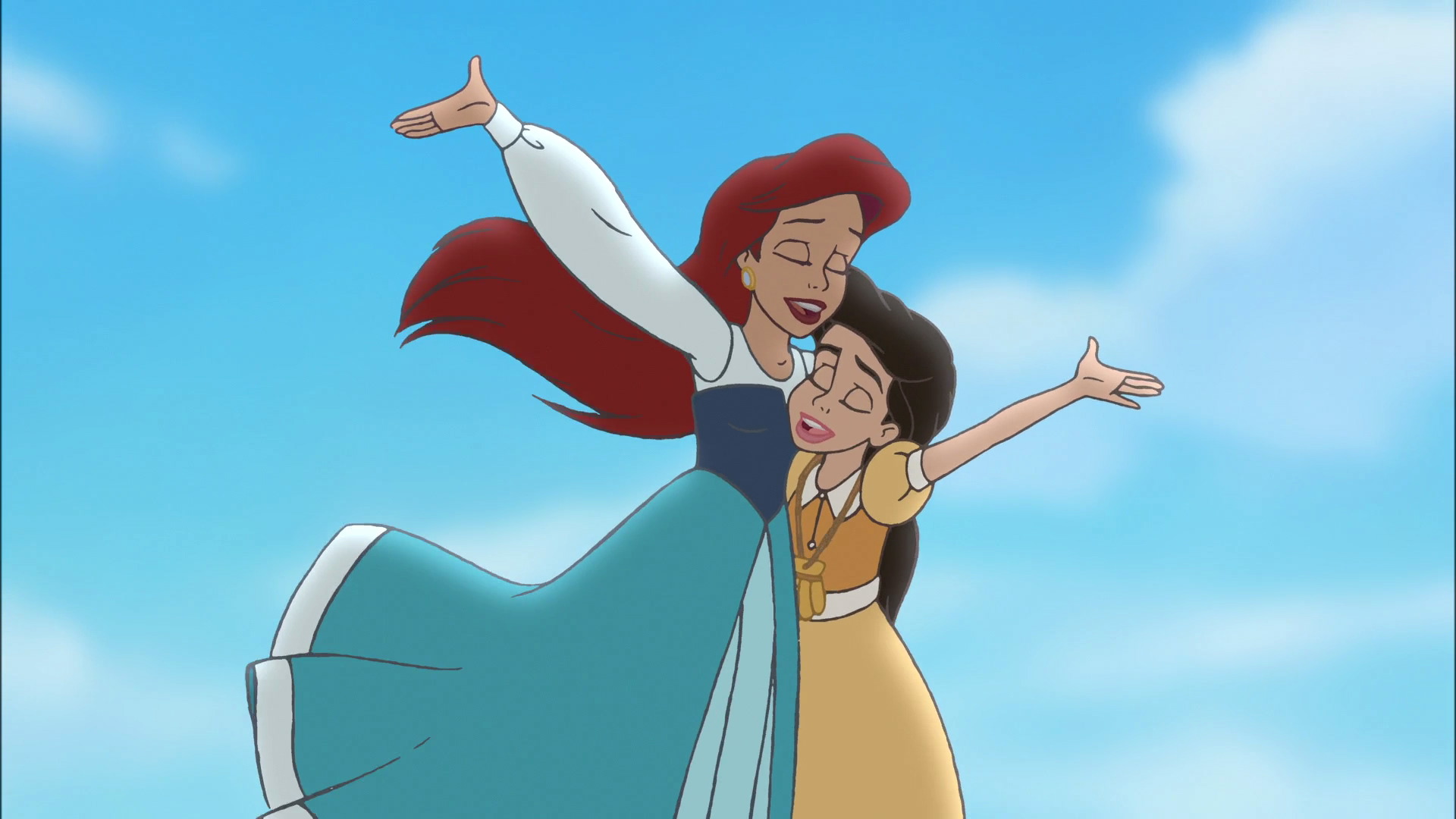 Image Ariel And Melody Singing The Little Mermaid Fandom Powered By Wikia