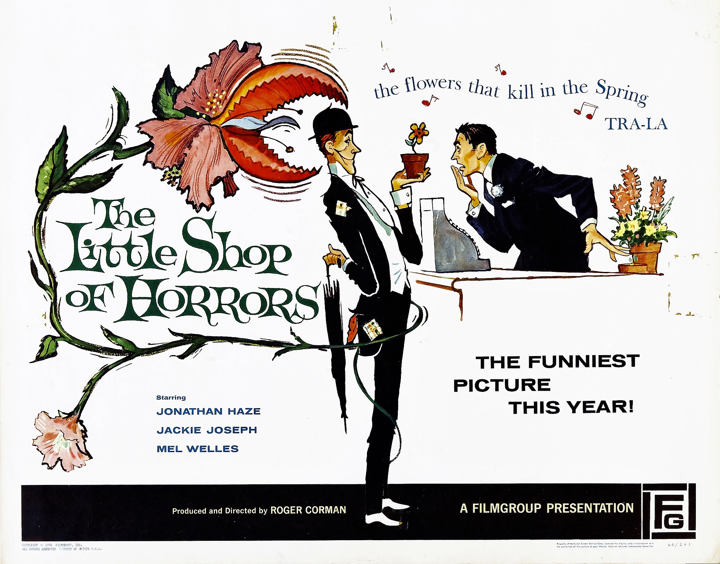 Roger Corman/'s The little shop of horrors movie poster