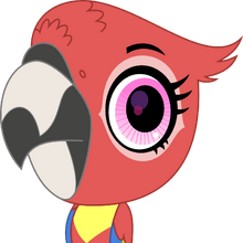 littlest pet shop parrot
