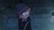 Akko hugging Lotte