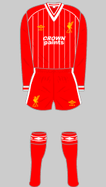 liverpool kit 1983