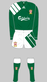 liverpool away kit 1992