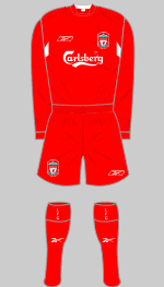 liverpool 2005 home kit