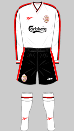 liverpool away kit 1999