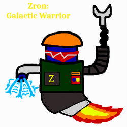 Zron Galactic Warrior Drawing