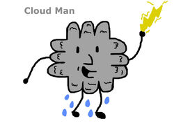 Cloud Man Drawing