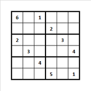 6x6 Sudoku Example