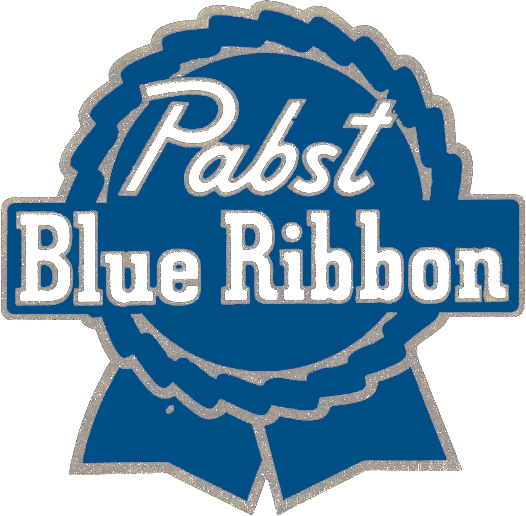 Original Pbr Pabst Blue Ribbon Beer Embroidered Collectible Advertising