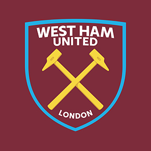 Image - New West Ham United FC logo (claret, blue and gold ...