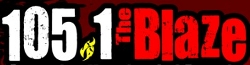 KKBZ 105.1 blaze logo