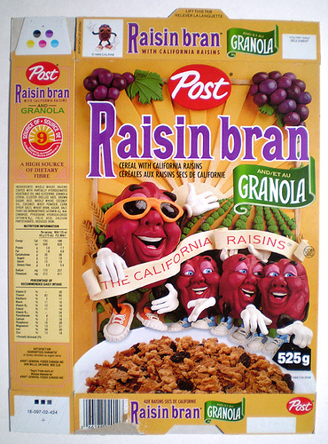 The Raisin Bran sun used to have sunglasses Yes or no r