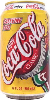 Caffeine Free Coca Cola late 80s