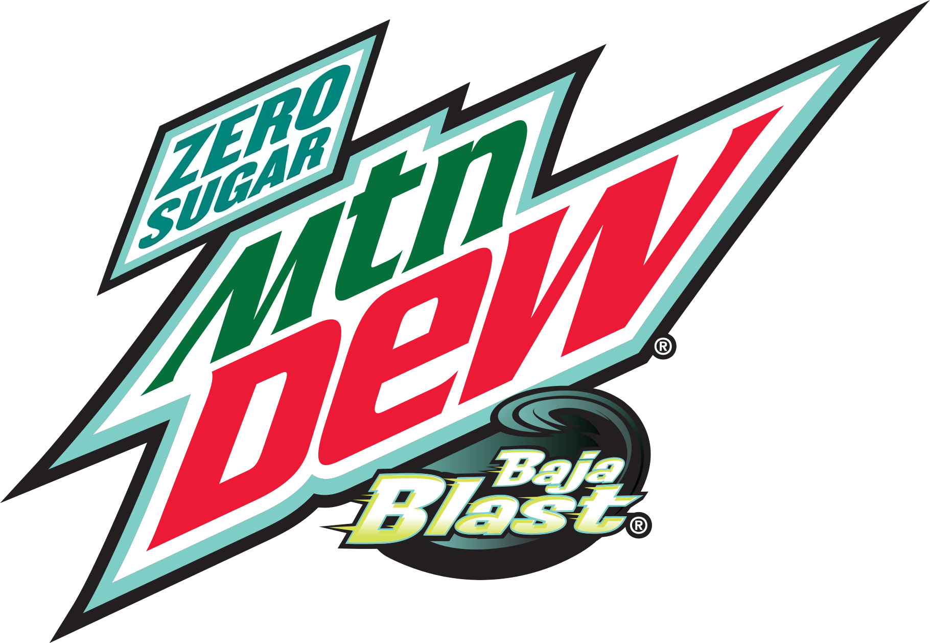 baja blast mountain dew zero sugar