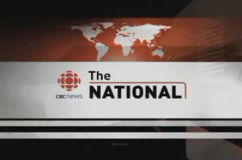 Image CBCTV's CBC News' The National Video Open From Monday Night