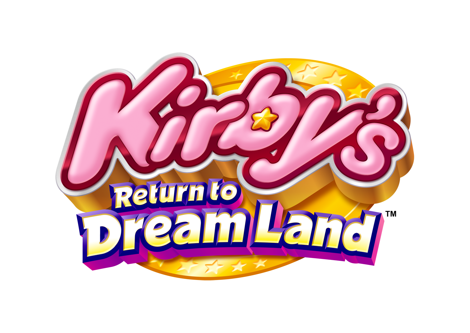 Кирби логотип. Kirby's Dream Land. Кирби Return to Dreamland. Kirby's Return to Dreamland logo.