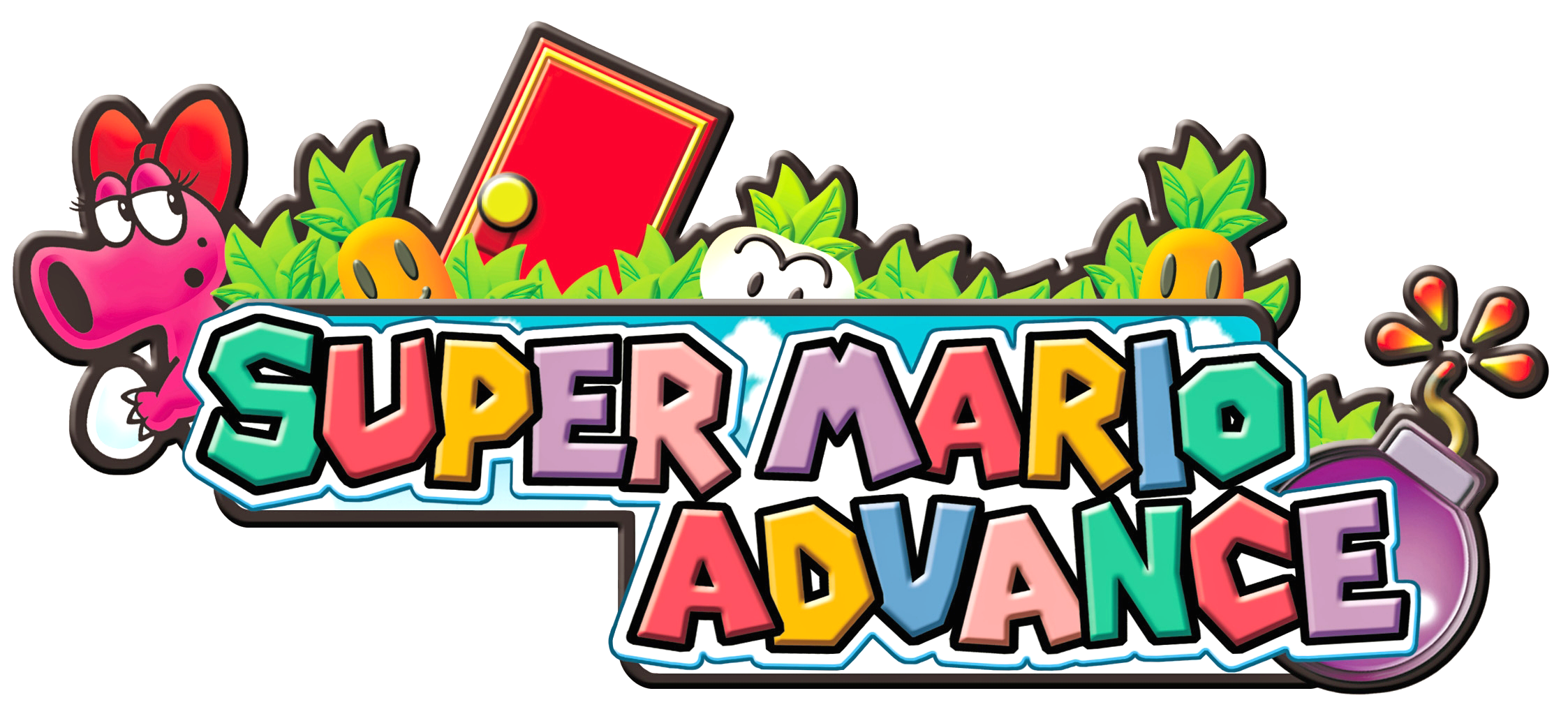 Image result for super mario advance logo