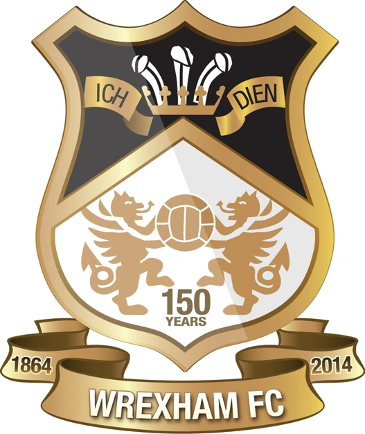 Image Wrexham FC logo (150 Years).png Logopedia FANDOM powered by