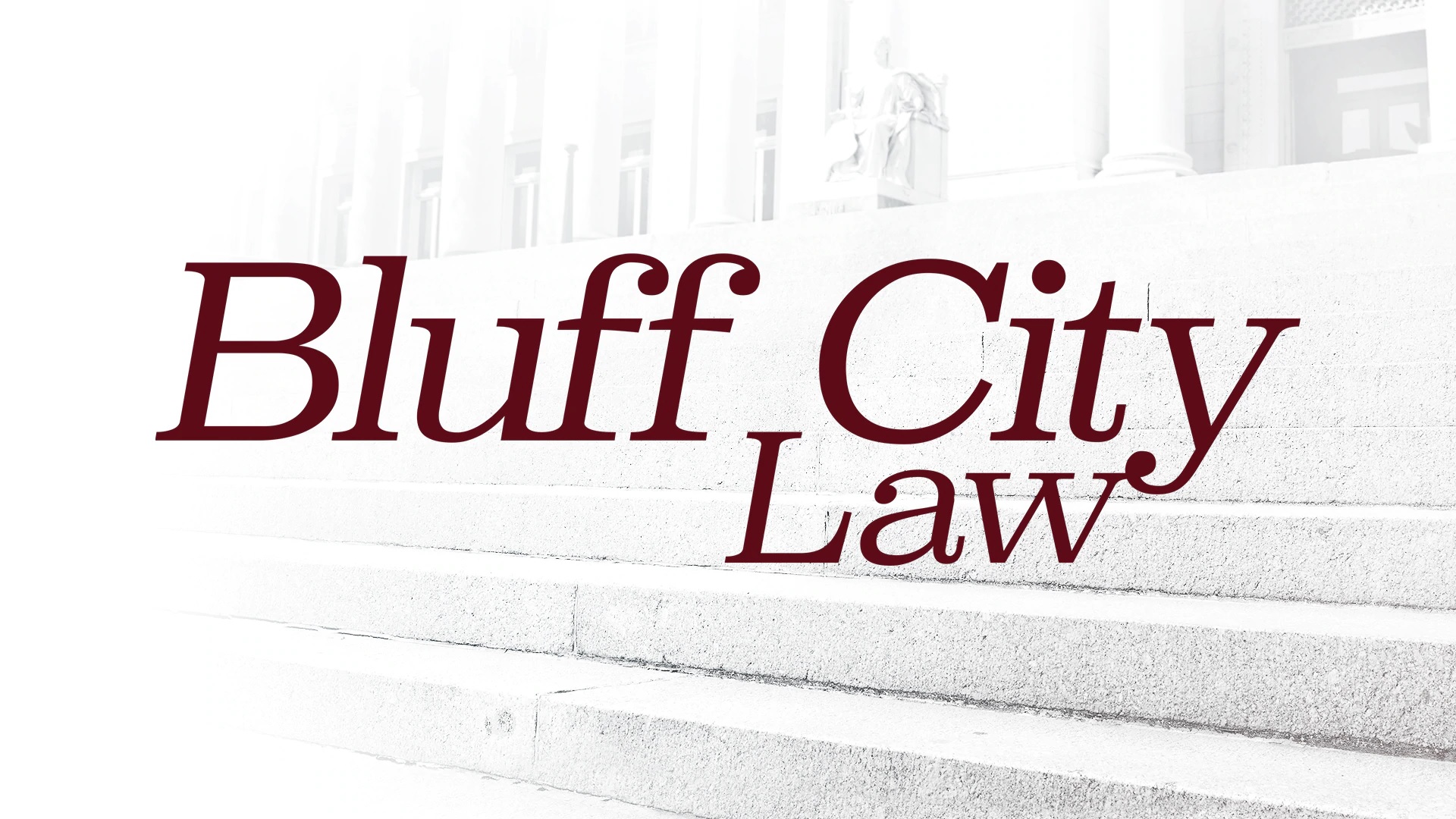 Image result for bluff city law title card