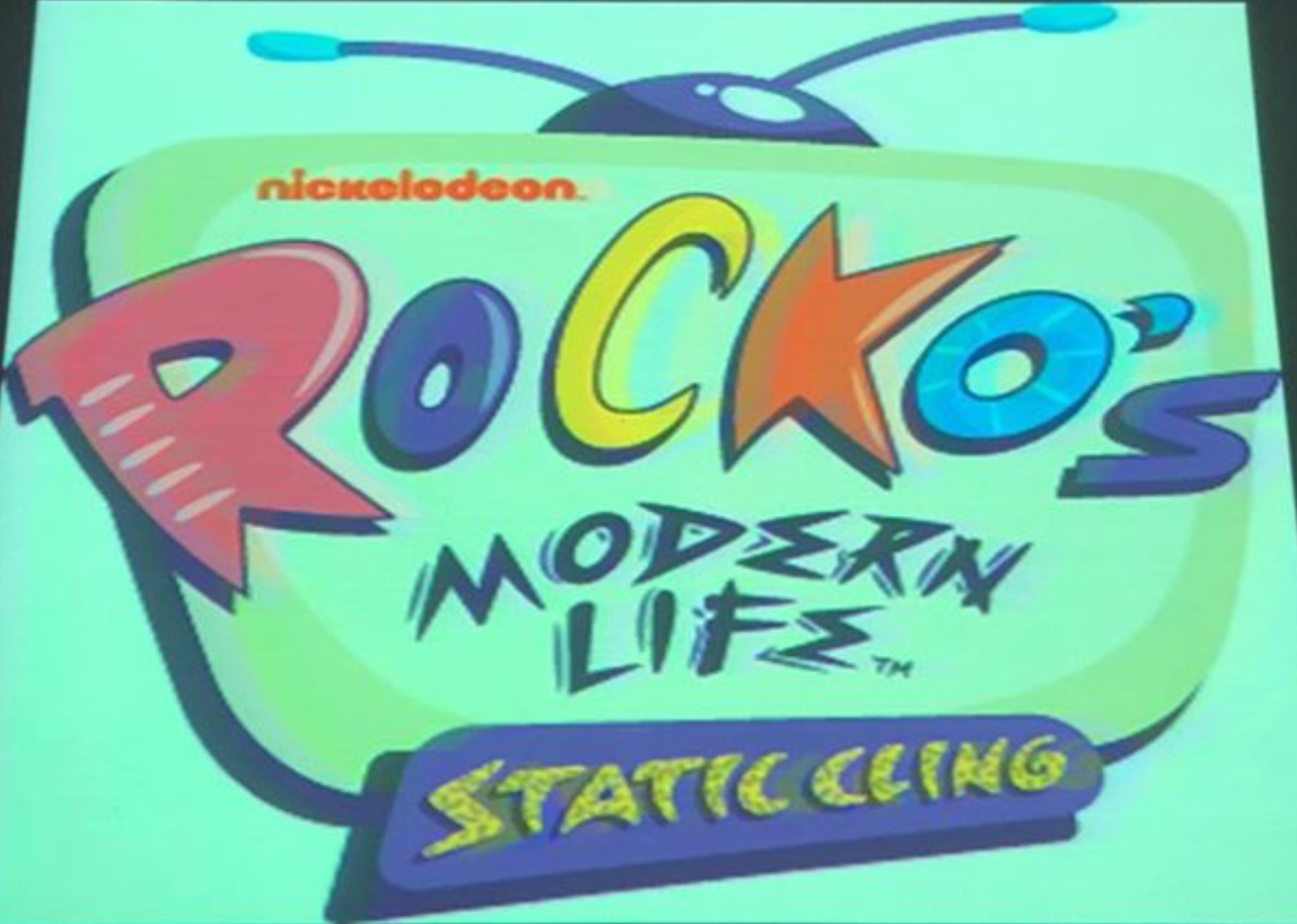 rocko modern life static cling