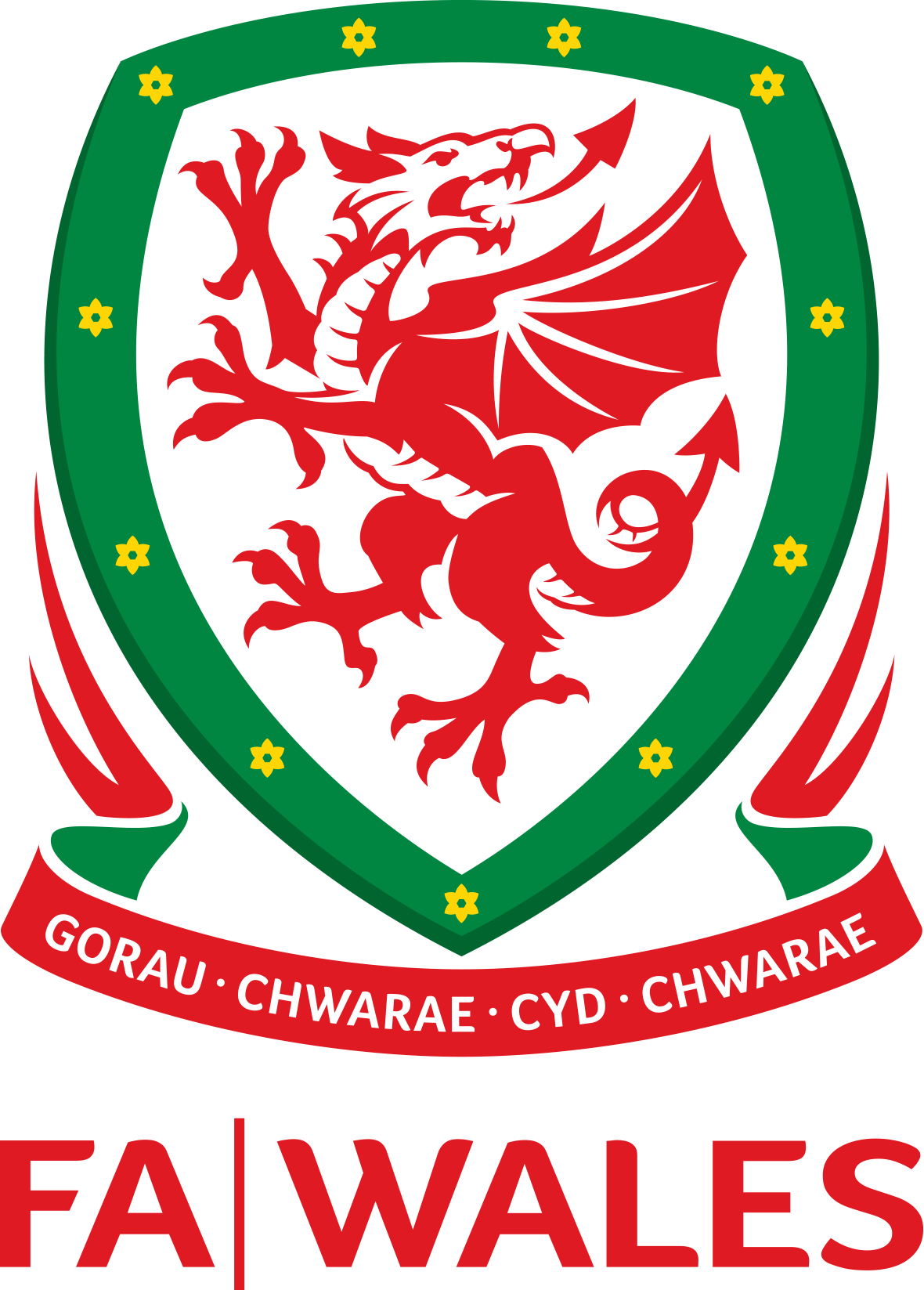 Image - Football Association of Wales logo (introduced 2011, with