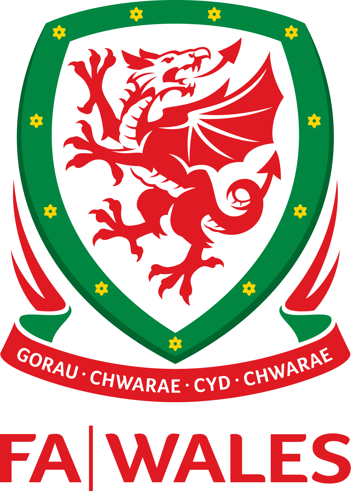 Image - Football Association of Wales logo (introduced ...