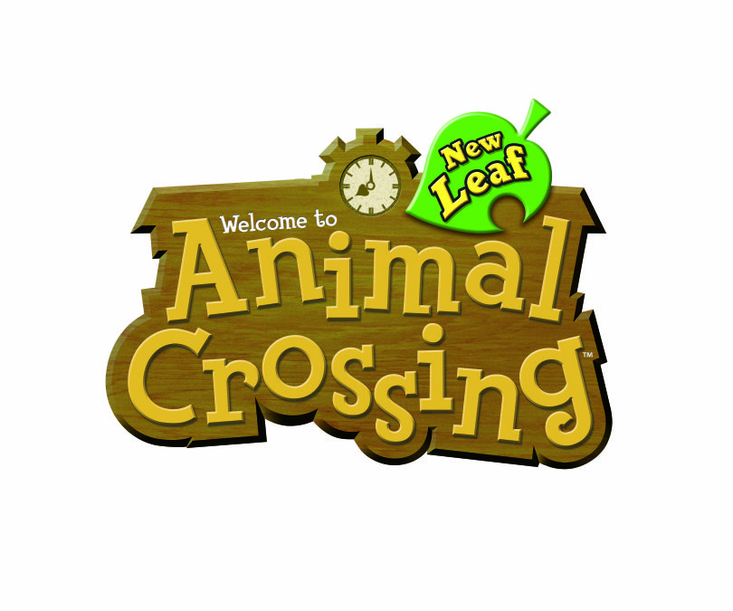 cool animal crossing logo winter leaf